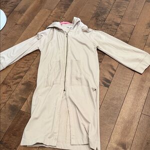 Women's Cream Hooded Sweater